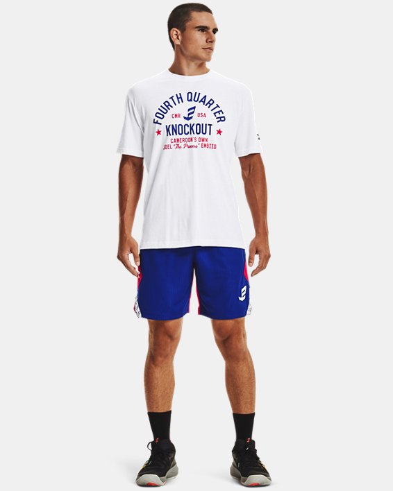 Men's UA Embiid 4th Quarter T-Shirt in White image number 2